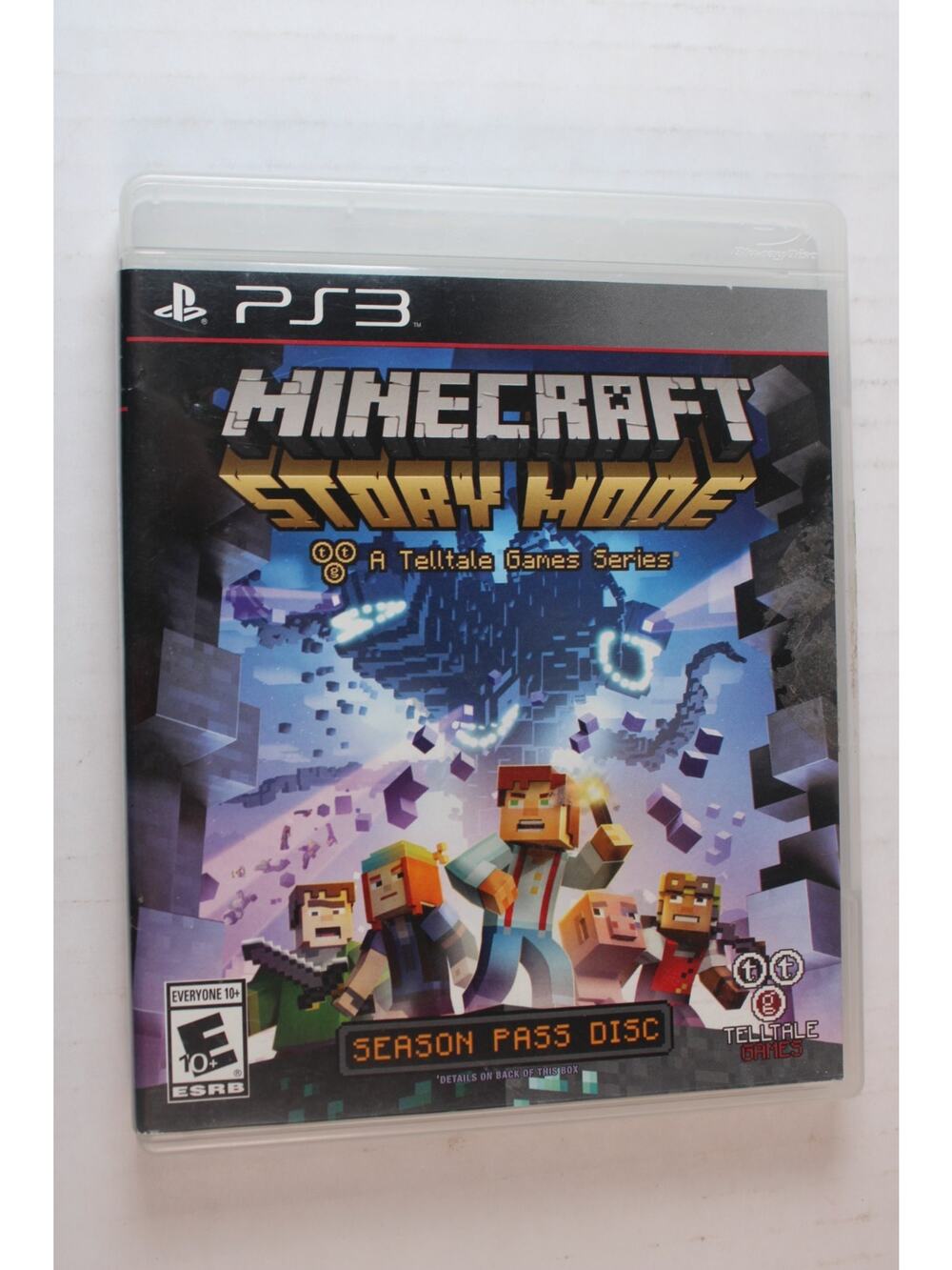 Minecraft Story Mode Season Pass Disc (PlayStation 3, 2015, PS3) Complete